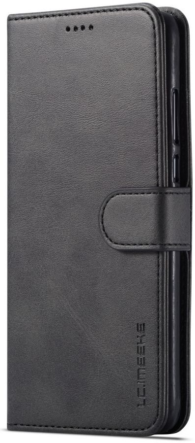 Huawei P30 Lite Portemonnee Bookcase Hoesje Magneet Sluiting Zwart afbeelding 1
