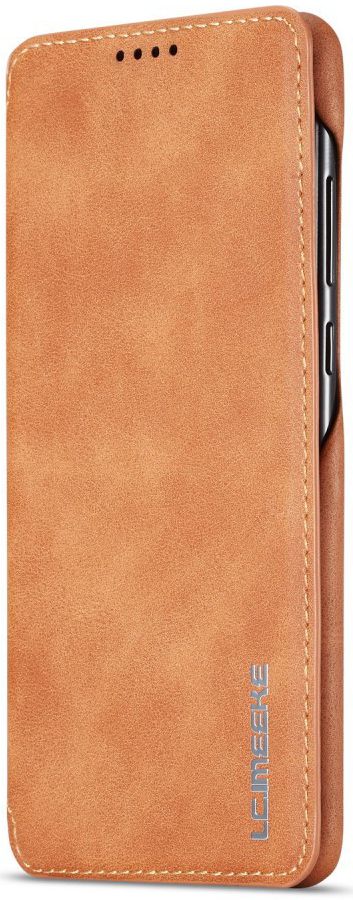 Huawei P30 Retro Style Kaarthouder Bookcase Hoesje Bruin afbeelding 7