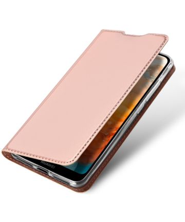 Dux Ducis Skin Pro Series Huawei Y6s / Y6 (2019) Hoesje Wallet Roze Hoesjes