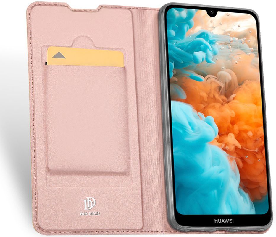 Dux Ducis Skin Pro Series Huawei Y6s / Y6 (2019) Hoesje Wallet Roze afbeelding 2