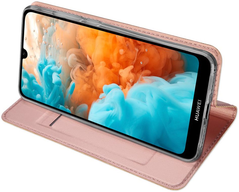 Dux Ducis Skin Pro Series Huawei Y6s / Y6 (2019) Hoesje Wallet Roze afbeelding 4