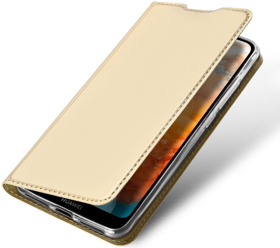 Dux Ducis Skin Pro Series Huawei Y6s / Y6 (2019) Hoesje Wallet Goud afbeelding 1