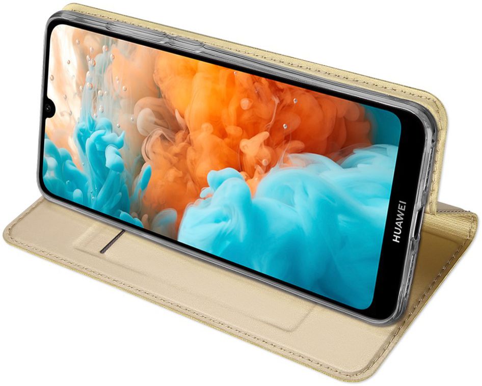 Dux Ducis Skin Pro Series Huawei Y6s / Y6 (2019) Hoesje Wallet Goud afbeelding 4