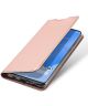 Dux Ducis Samsung Galaxy A70 Bookcase Hoesje Rose Gold