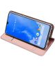 Dux Ducis Samsung Galaxy A70 Bookcase Hoesje Rose Gold