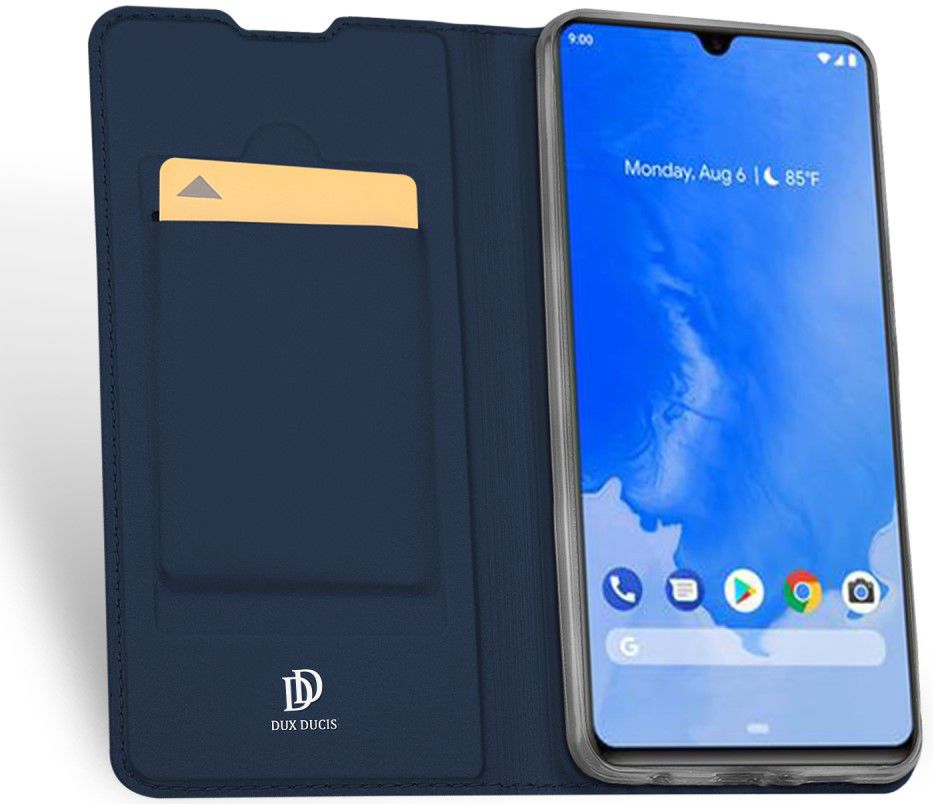 Dux Ducis Samsung Galaxy A70 Bookcase Hoesje Donker Blauw afbeelding 2