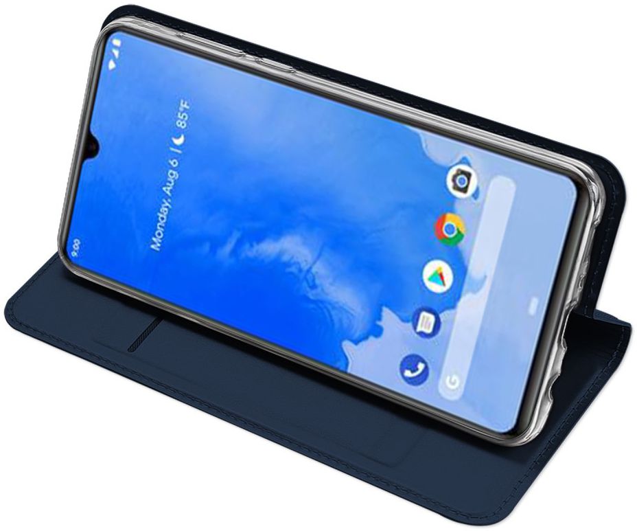 Dux Ducis Samsung Galaxy A70 Bookcase Hoesje Donker Blauw afbeelding 4