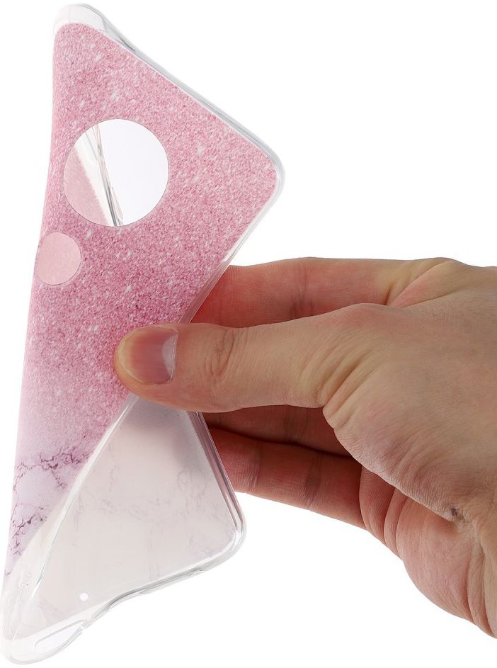 Motorola Moto G7 / G7 Plus TPU Hoesje met Print Marmer afbeelding 2