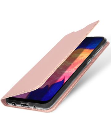 Dux Ducis Premium Book Case Samsung Galaxy A10 Hoesje Roze Goud Hoesjes