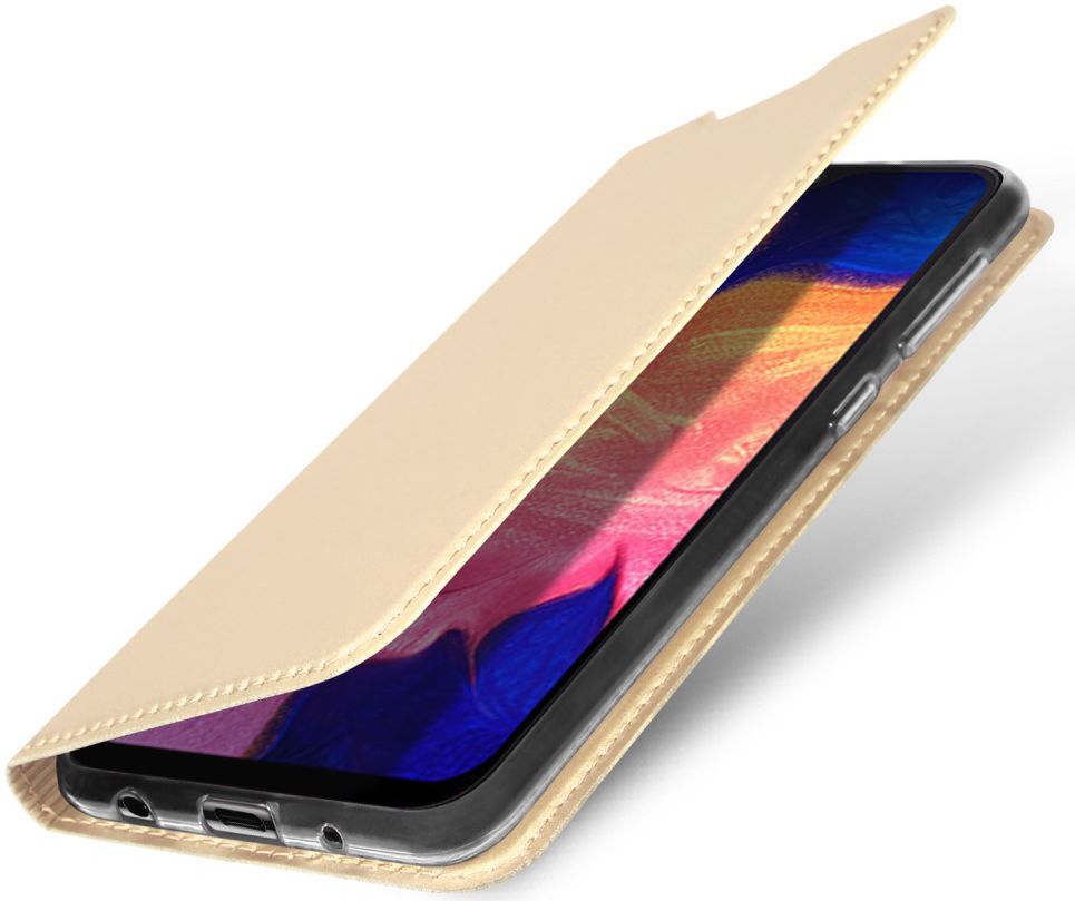 Dux Ducis Premium Book Case Samsung Galaxy A10 Hoesje Goud afbeelding 1