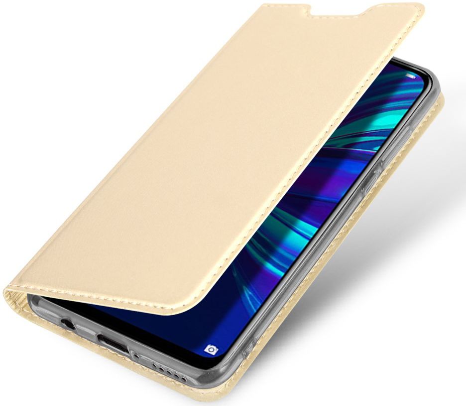 Dux Ducis Book Case Huawei P Smart Plus (2019) Hoesje Goud afbeelding 1