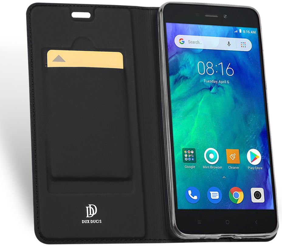 Dux Ducis Xiaomi Redmi Go Bookcase Hoesje Zwart afbeelding 2