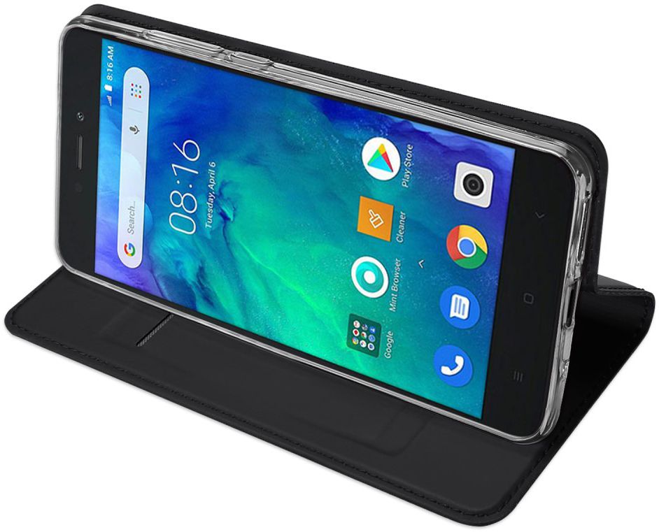 Dux Ducis Xiaomi Redmi Go Bookcase Hoesje Zwart afbeelding 4