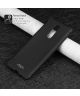 IMAK Sony Xperia 1 Hoesje TPU met Screenprotector Metaal Zwart
