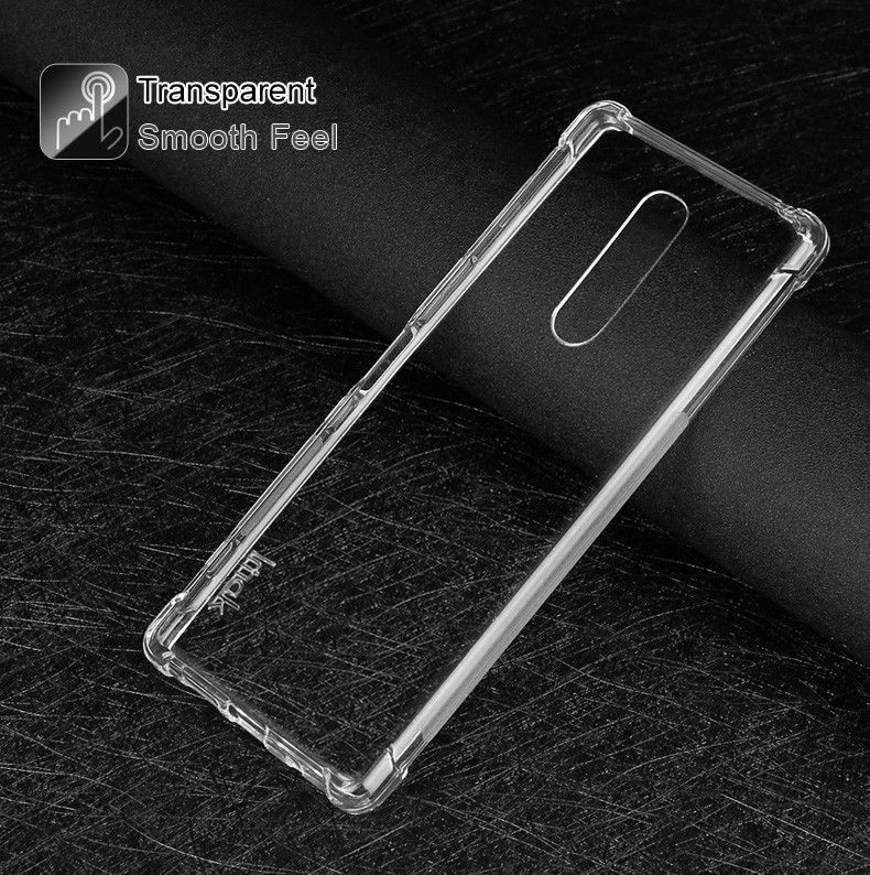 IMAK Sony Xperia 1 Hoesje TPU met Screenprotector Transparant afbeelding 12