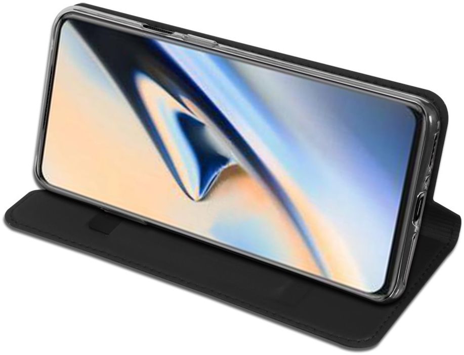 Dux Ducis OnePlus 7 Pro Bookcase Hoesje Zwart afbeelding 4
