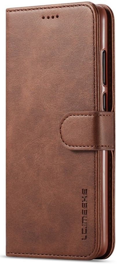 Huawei P30 Stand Portemonnee Bookcase Hoesje Coffee afbeelding 7