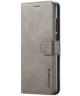 Huawei P30 Stand Portemonnee Bookcase Hoesje Grijs