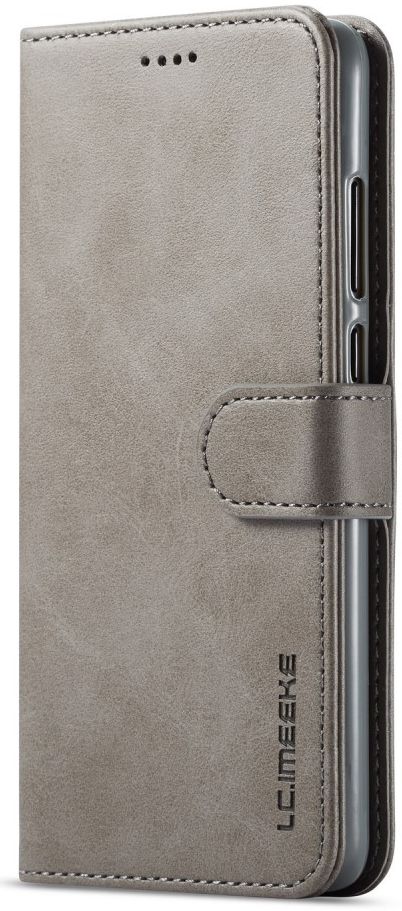 Huawei P30 Stand Portemonnee Bookcase Hoesje Grijs afbeelding 4