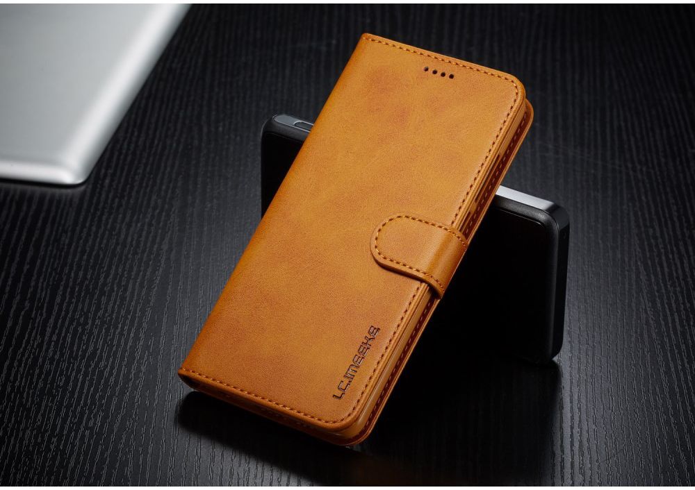 Huawei P30 Stand Portemonnee Bookcase Hoesje Bruin afbeelding 5