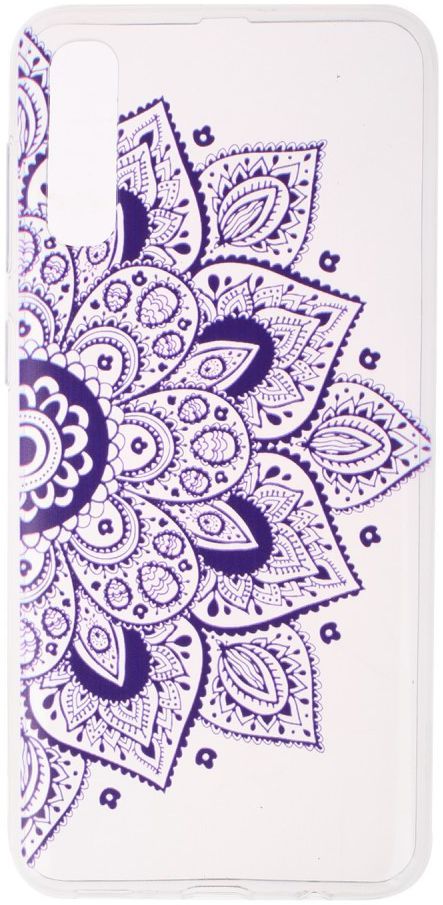 Samsung Galaxy A50 Hoesje Print TPU Bloem afbeelding 1