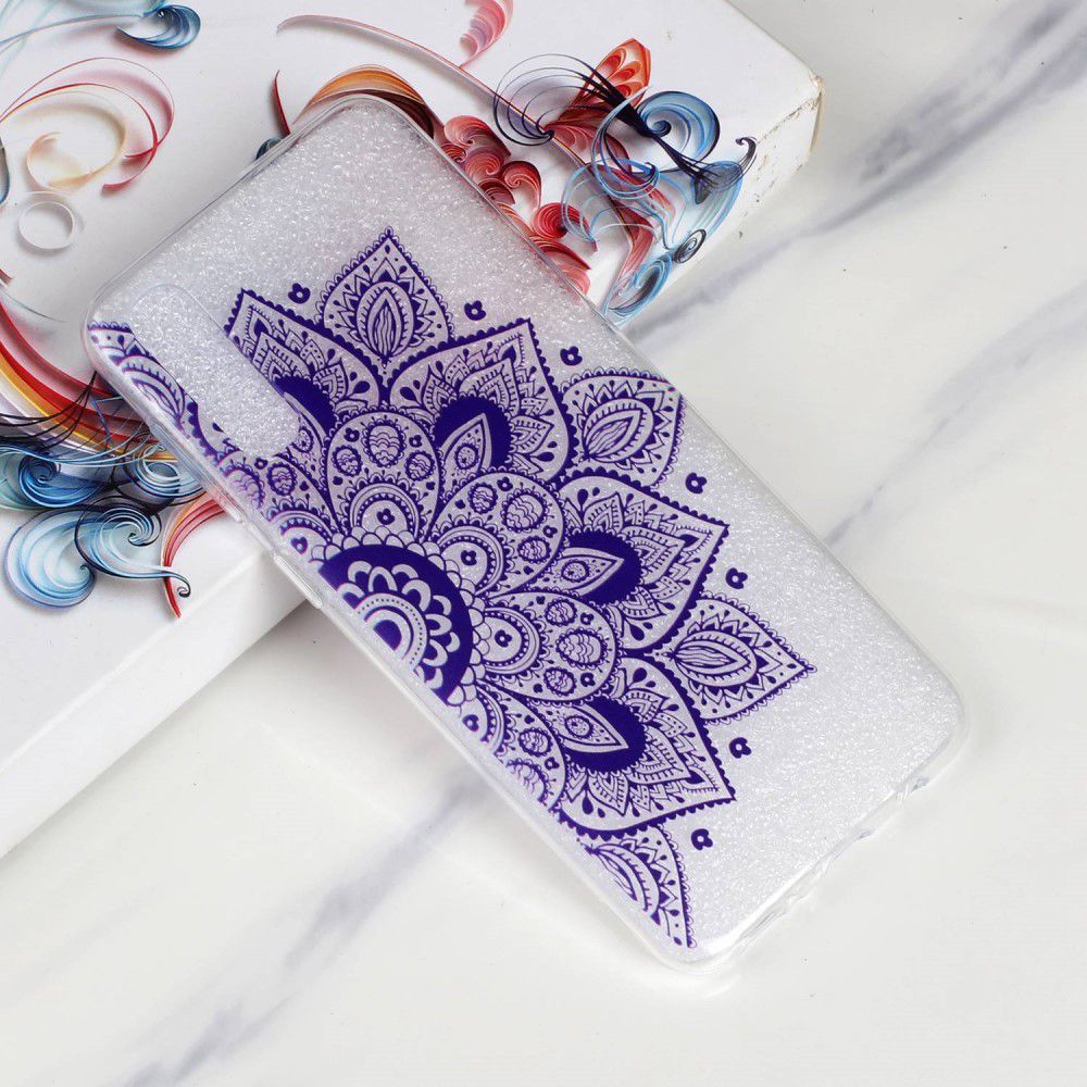 Samsung Galaxy A50 Hoesje Print TPU Bloem afbeelding 2