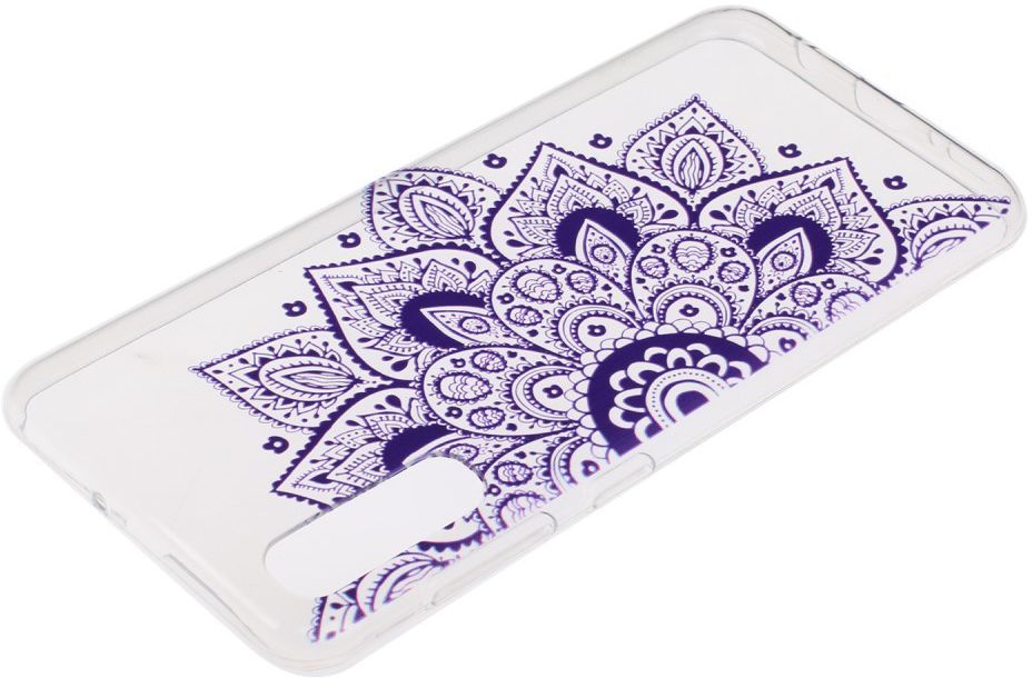 Samsung Galaxy A50 Hoesje Print TPU Bloem afbeelding 3