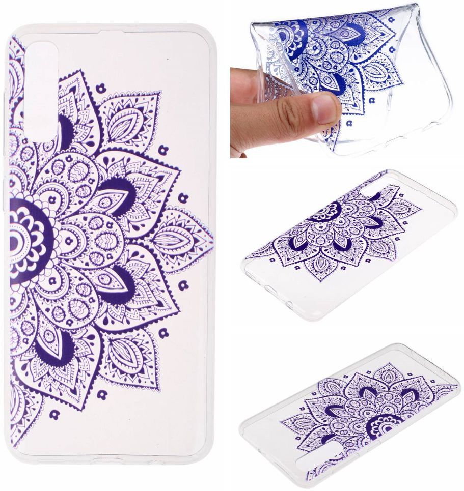 Samsung Galaxy A50 Hoesje Print TPU Bloem afbeelding 5