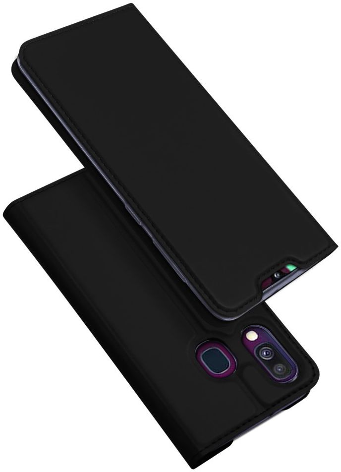 Dux Ducis Samsung Galaxy A40 Bookcase Hoesje Zwart afbeelding 5