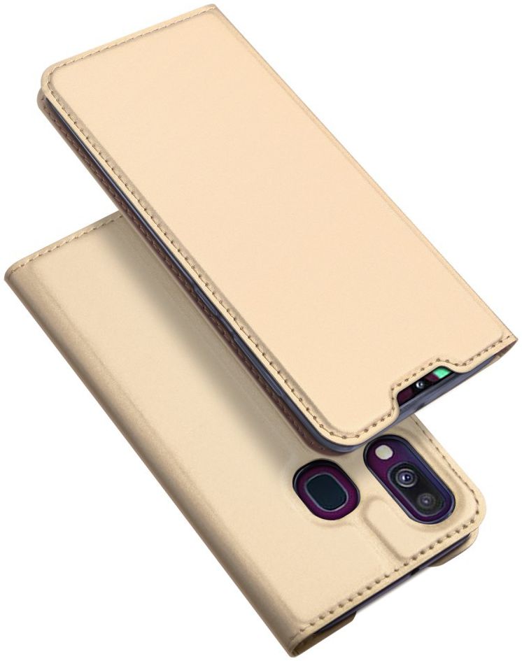 Dux Ducis Samsung Galaxy A40 Bookcase Hoesje Goud afbeelding 5