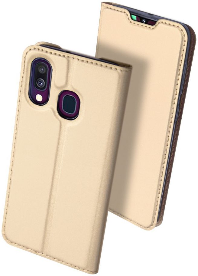 Dux Ducis Samsung Galaxy A40 Bookcase Hoesje Goud afbeelding 6