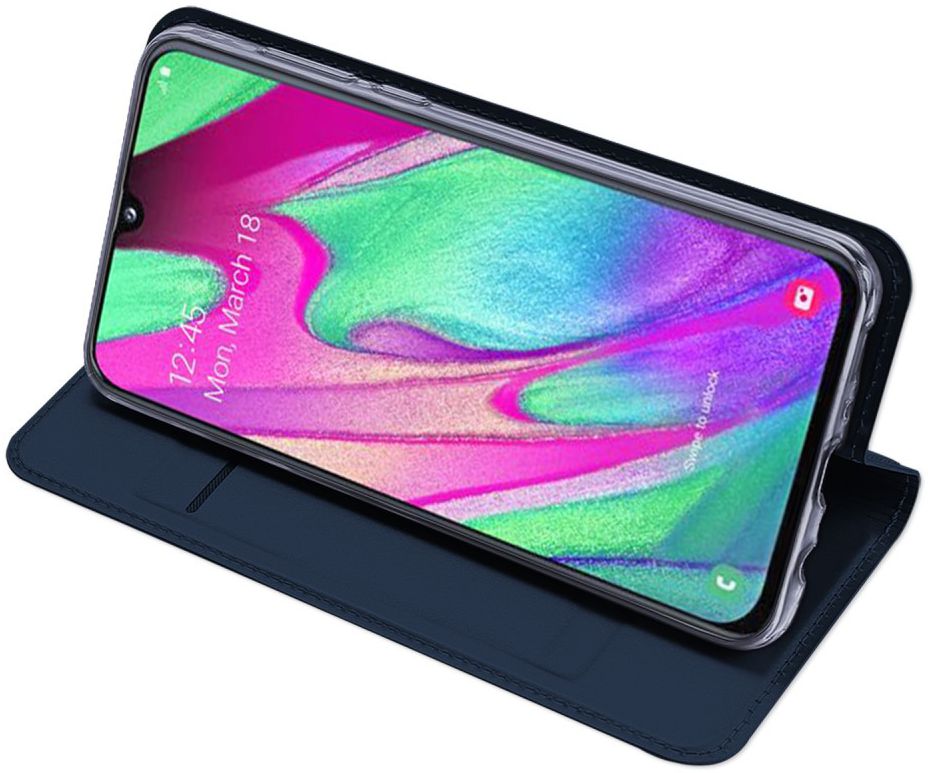 Dux Ducis Samsung Galaxy A40 Bookcase Hoesje Blauw afbeelding 4