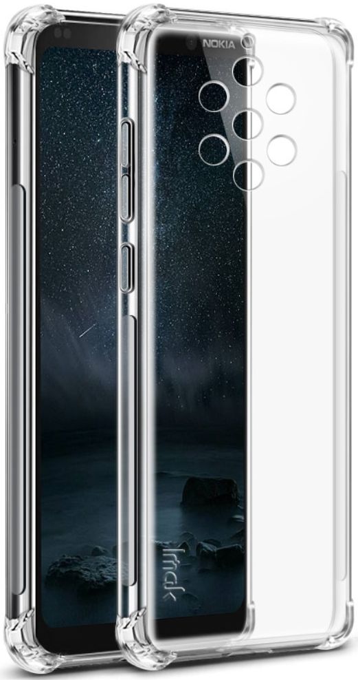 IMAK Nokia 9 PureView Hoesje TPU met Screenprotector Transparant afbeelding 2