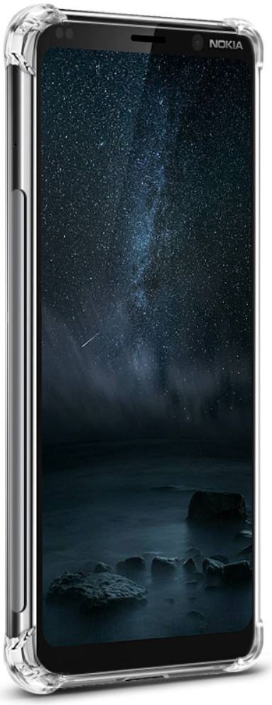 IMAK Nokia 9 PureView Hoesje TPU met Screenprotector Transparant afbeelding 5