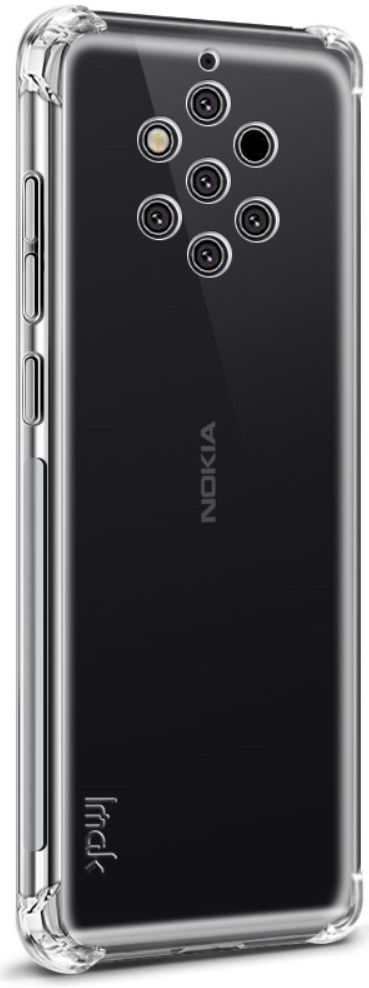 IMAK Nokia 9 PureView Hoesje TPU met Screenprotector Transparant afbeelding 4