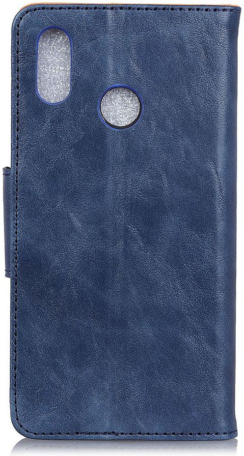 Xiaomi Redmi 7 Portemonnee Hoesje Splitleer Blauw afbeelding 3