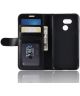 HTC Desire 12S Wallet Flip Case Stand Zwart