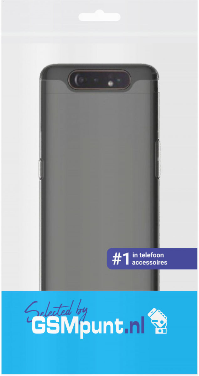 Samsung Galaxy A80 Hoesje Dun TPU Transparant afbeelding 3