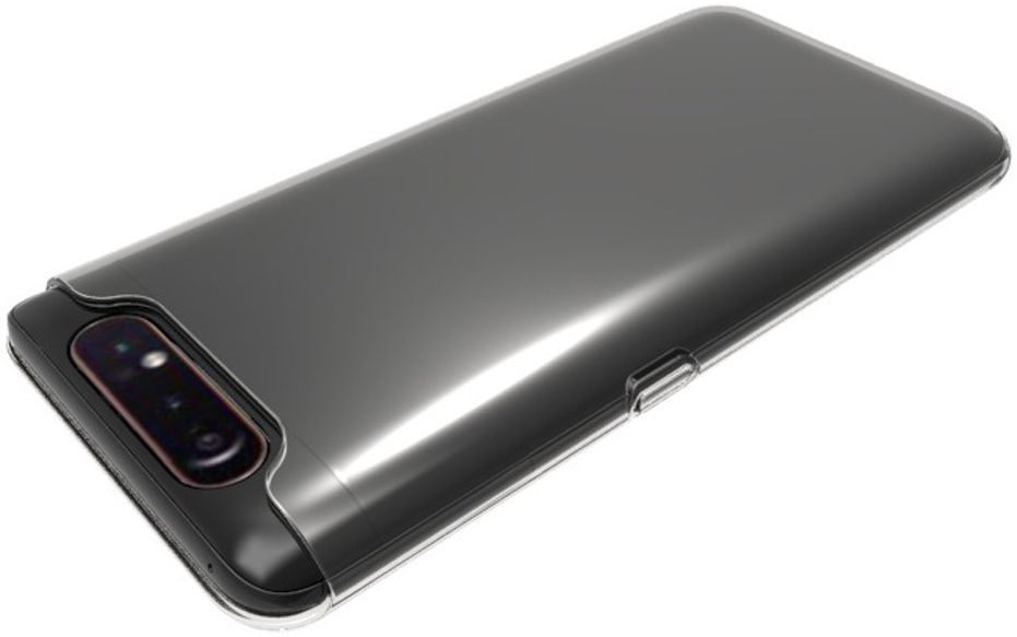 Samsung Galaxy A80 Hoesje Dun TPU Transparant afbeelding 5