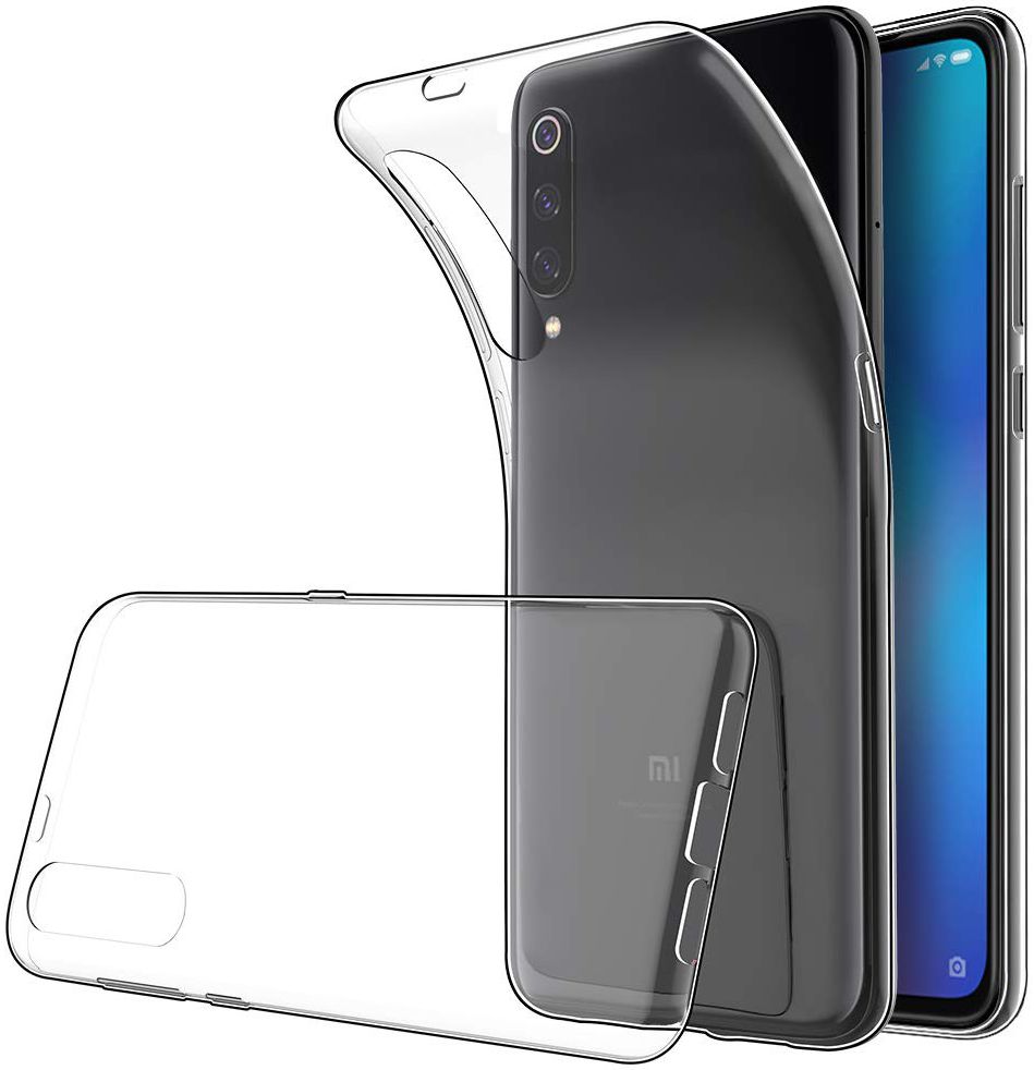 Xiaomi Mi 9 Hoesje Dun TPU Transparant afbeelding 1