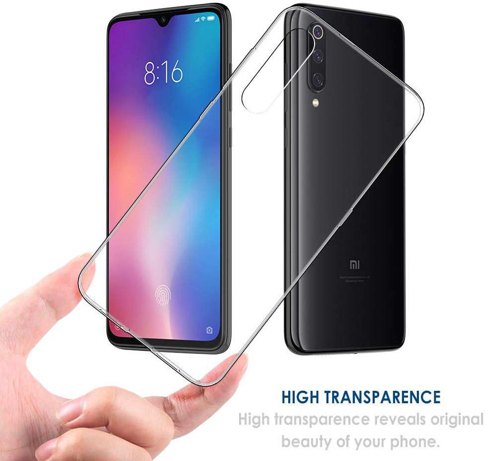 Xiaomi Mi 9 Hoesje Dun TPU Transparant afbeelding 5