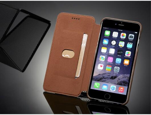 Apple iPhone 6S Plus Retro Style Book Case Kaarthouder Hoesje Bruin afbeelding 14