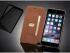 Apple iPhone 6S Plus Retro Style Book Case Kaarthouder Hoesje Bruin afbeelding 14