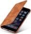 Apple iPhone 6S Plus Retro Style Book Case Kaarthouder Hoesje Bruin afbeelding 1