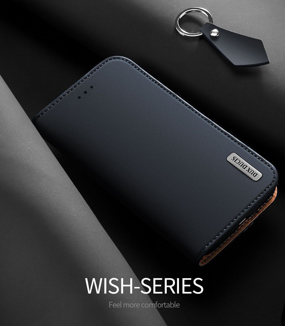 Dux Ducis Luxe Book Case Samsung Galaxy S10 Hoesje Echt Leer Blauw afbeelding 5