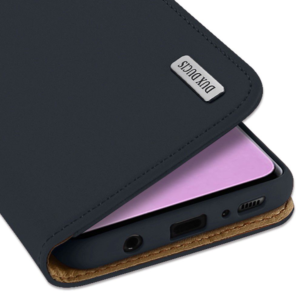 Dux Ducis Luxe Book Case Samsung Galaxy S10 Hoesje Echt Leer Blauw afbeelding 6