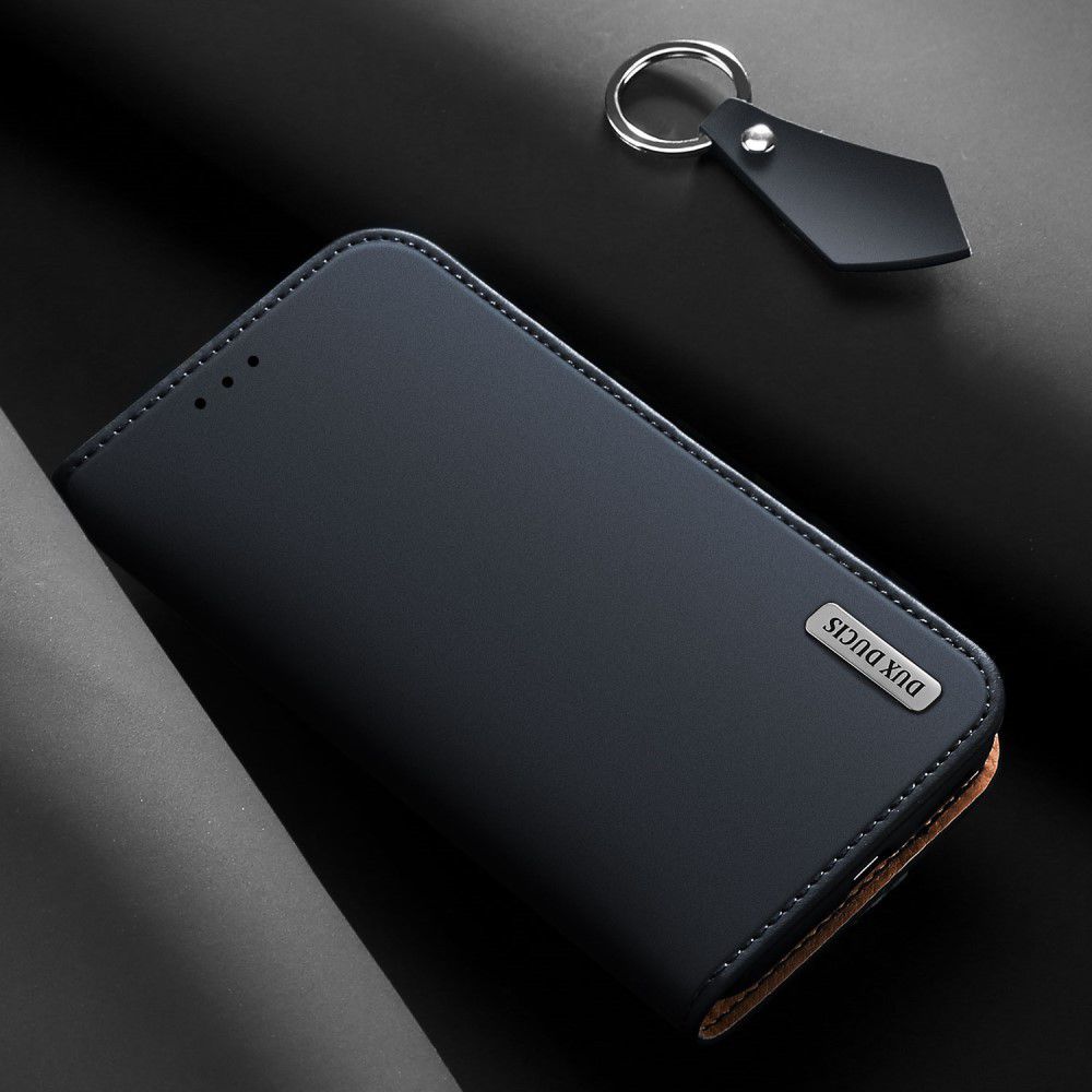 Dux Ducis Luxe Book Case Samsung Galaxy S10 Hoesje Echt Leer Blauw afbeelding 7