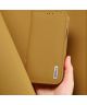 Dux Ducis Luxe Book Case Samsung Galaxy S10E Hoesje Echt Leer Khaki