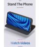 Dux Ducis Luxe Book Case Samsung Galaxy S10E Hoesje Echt Leer Blauw