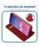 Dux Ducis Luxe Bookcase Samsung Galaxy S10 Plus Hoesje Echt Leer Rood